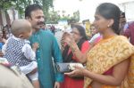 Vivek Oberoi, Priyanka Alva at Isckon for janmashtami in Juhu, Mumbai on 17th Aug 2014